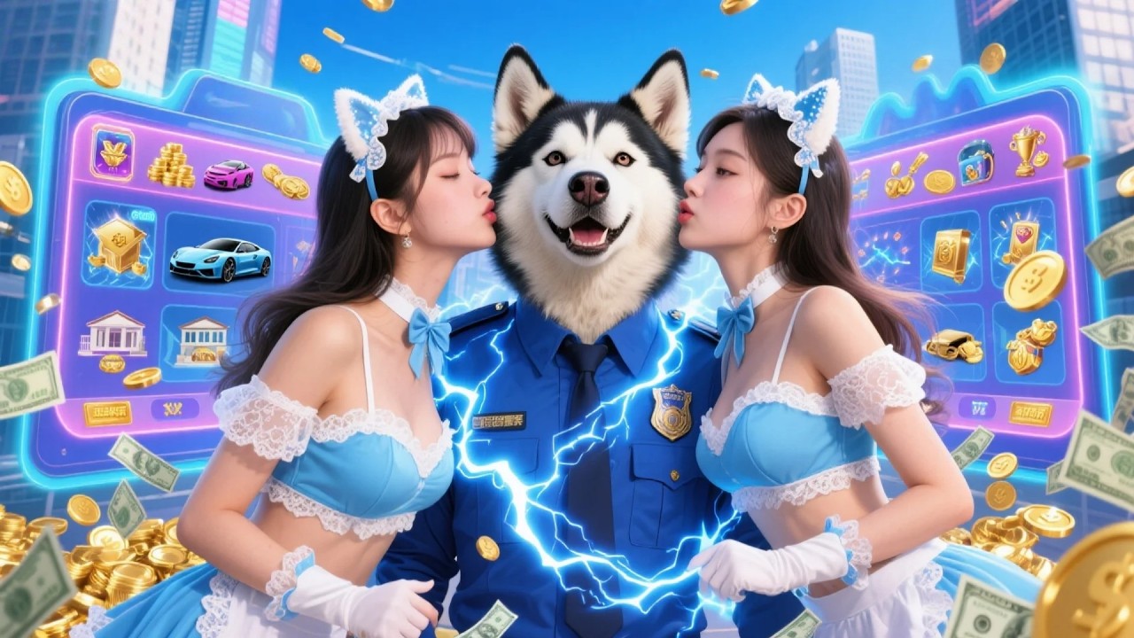 Homme renaît en husky policier, obtient le «Sys Police»,capture des criminels et séduit des beautés.