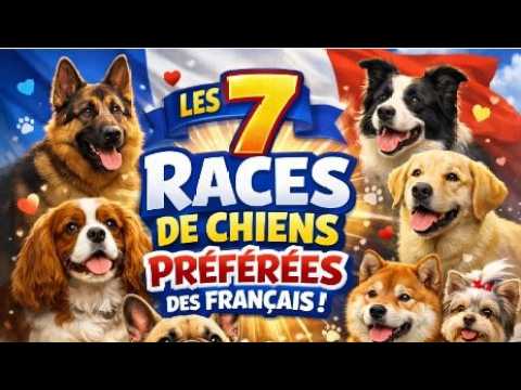 Les 7 races de chiens préférées des français