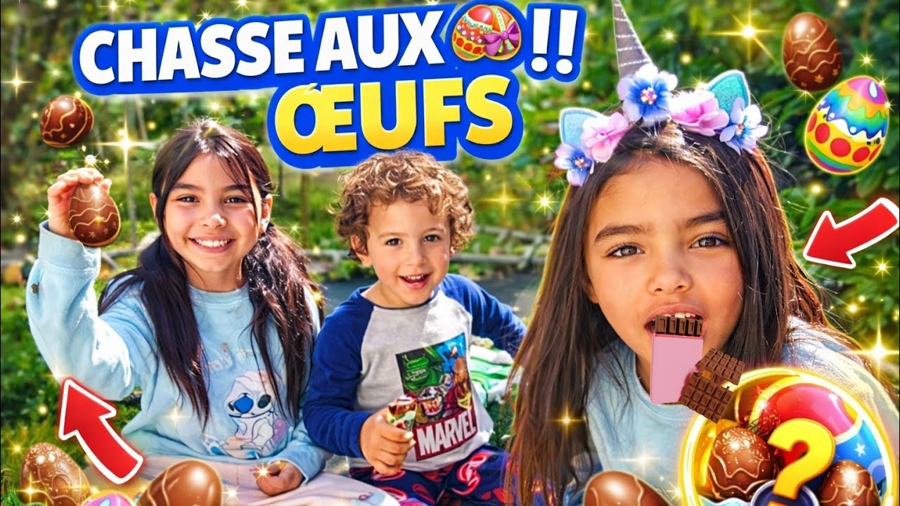CHASSE AUX ŒUFS DE PÂQUES 😱 SURPRISE INCROYABLE !!!