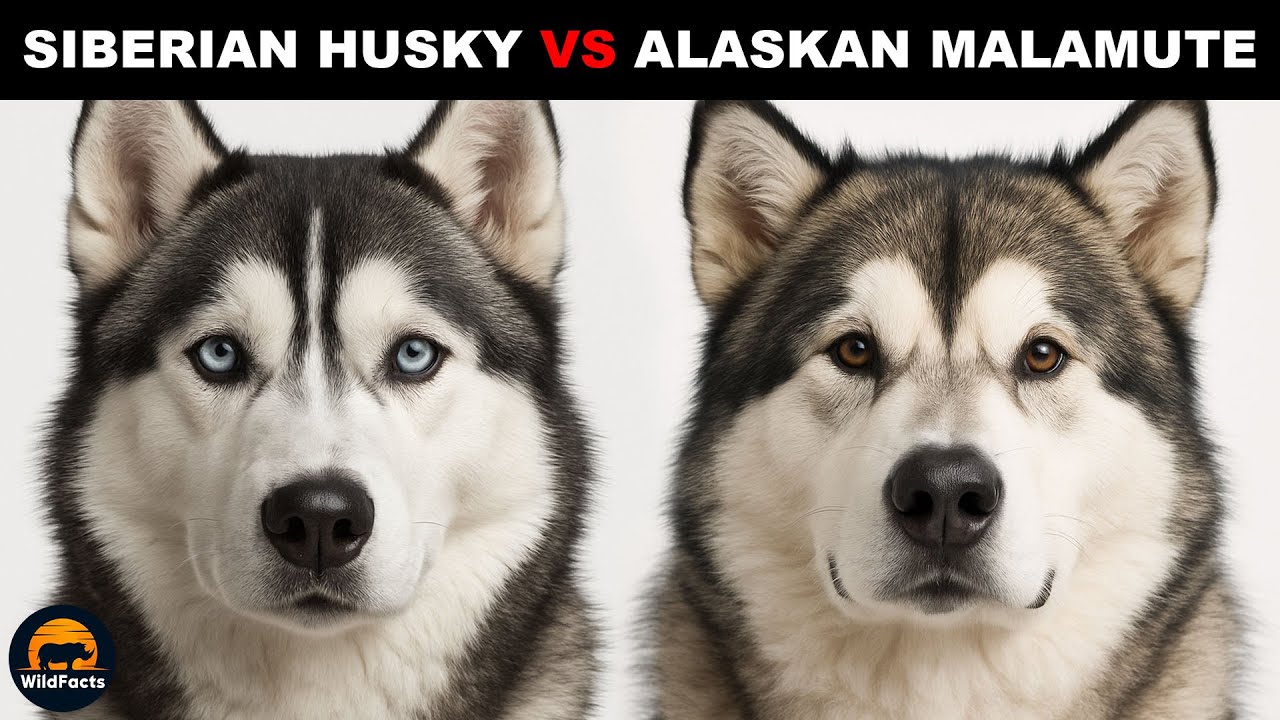 What Is The Difference Between Siberian Huskies and Alaskan Malamutes?