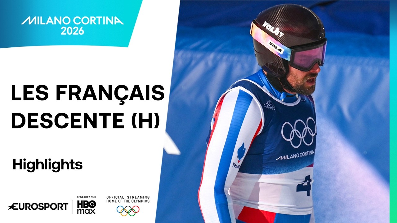JO 2026 - Chute, sortie de piste : Les Français pas en réussite lors de la descente