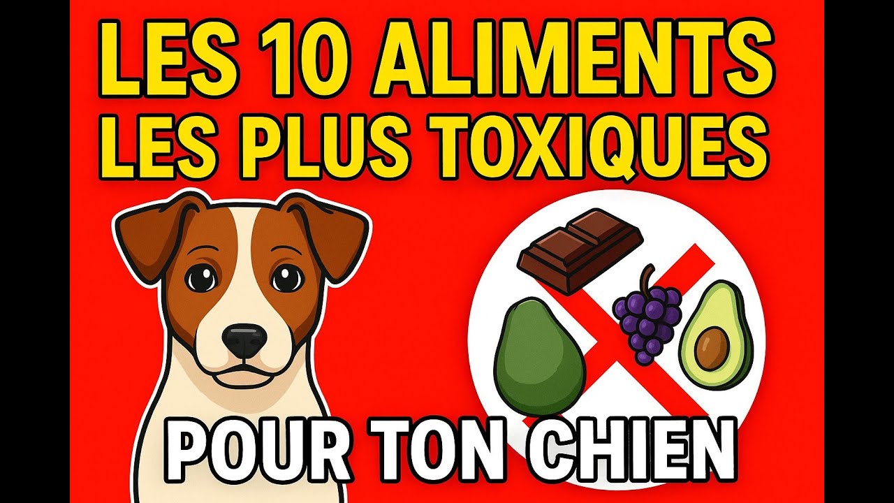 🚫 Les 10 Aliments les Plus Toxiques pour ton Chien ! (À Ne Jamais Donner)