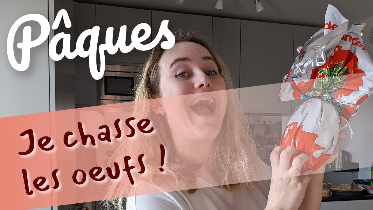 Je chasse les oeufs de Pâques avec les énigmes et indices