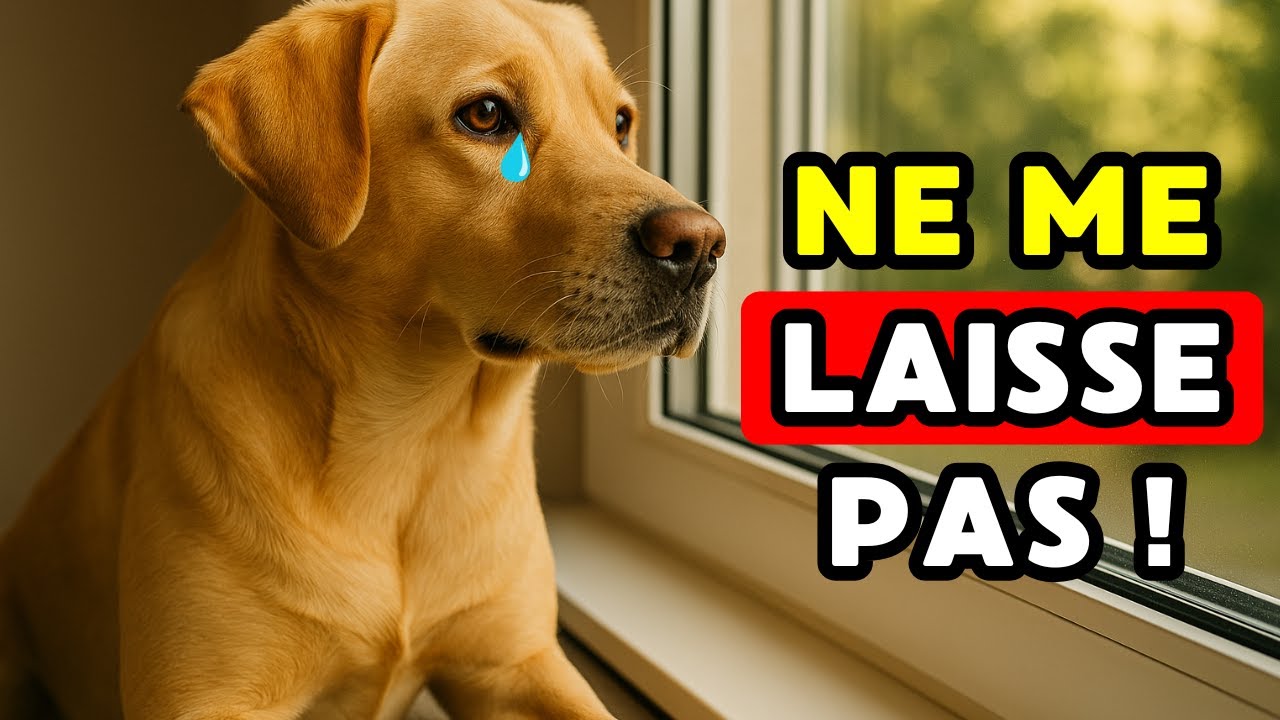 90 % des maîtres font ÇA avant de partir… et les CHIENS souffrent en silence