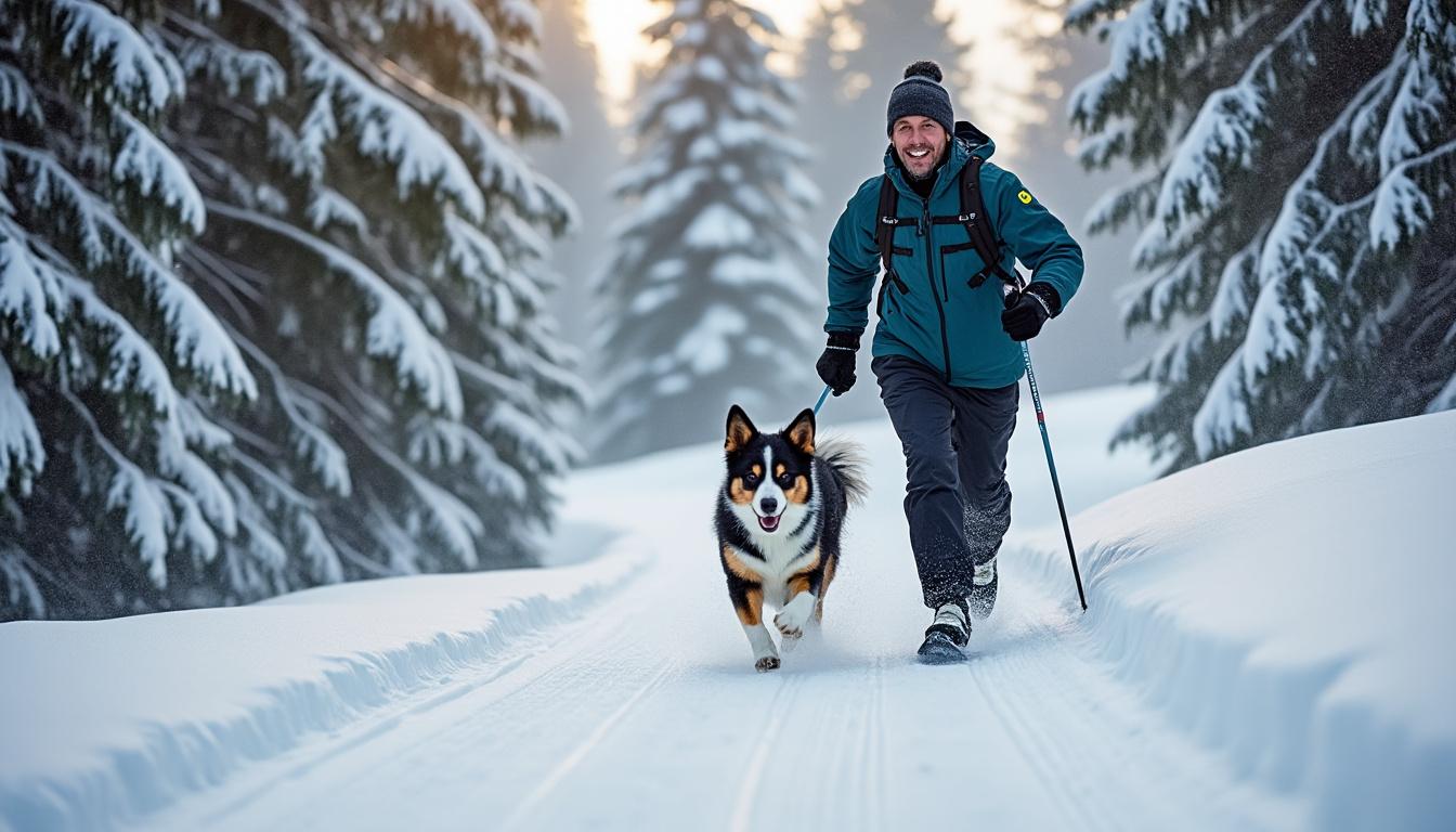 découvrez l'incroyable moment aux jo-2026 où un chien s'invite sur la piste de ski de fond, provoquant surprise et amusement parmi les athlètes et les spectateurs.